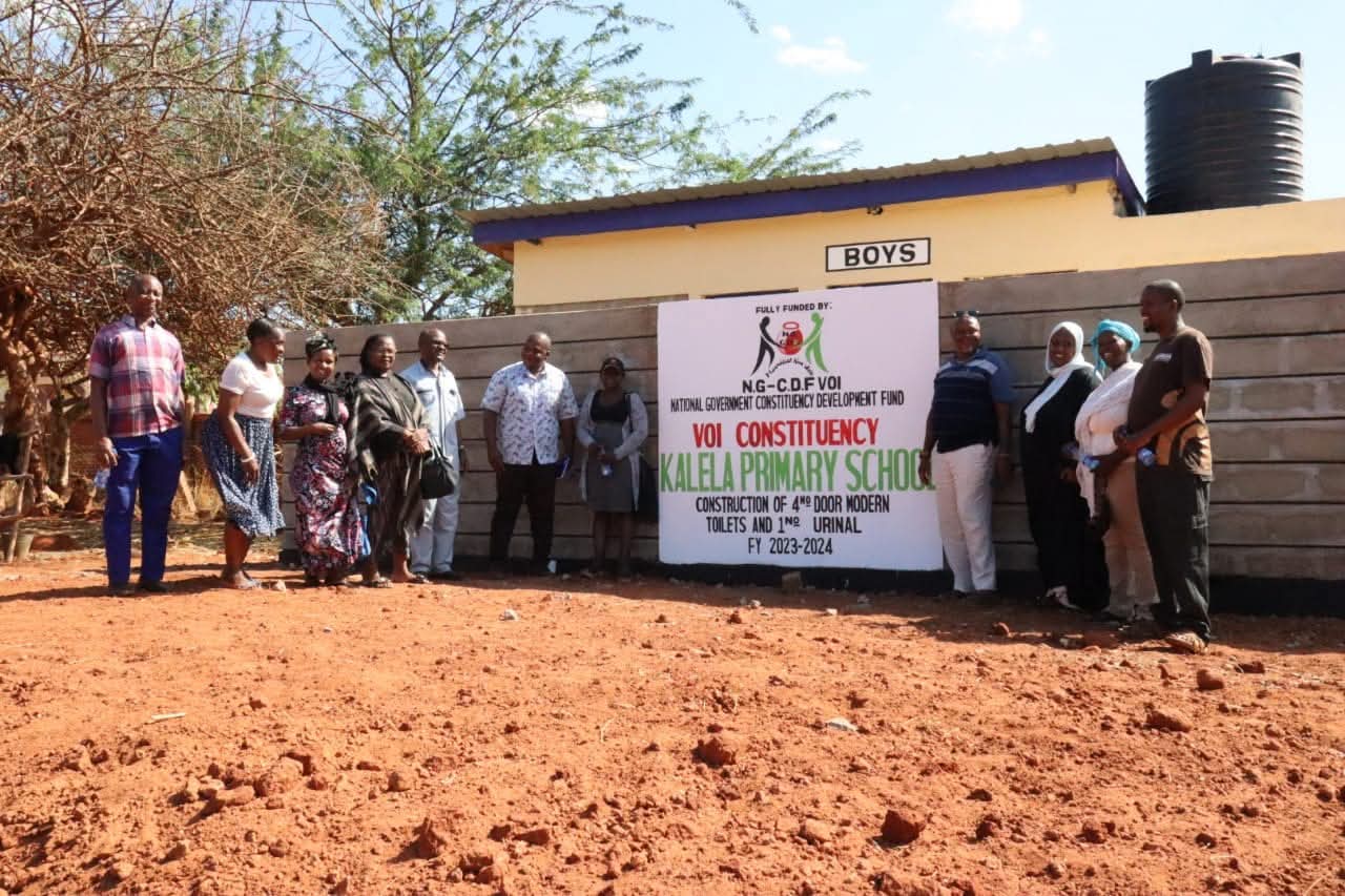Construction of toilet-Kalela primary school gallery 3