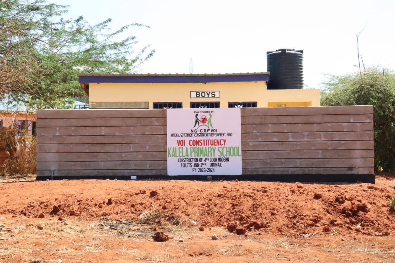 Construction of toilet-Kalela primary school gallery 4