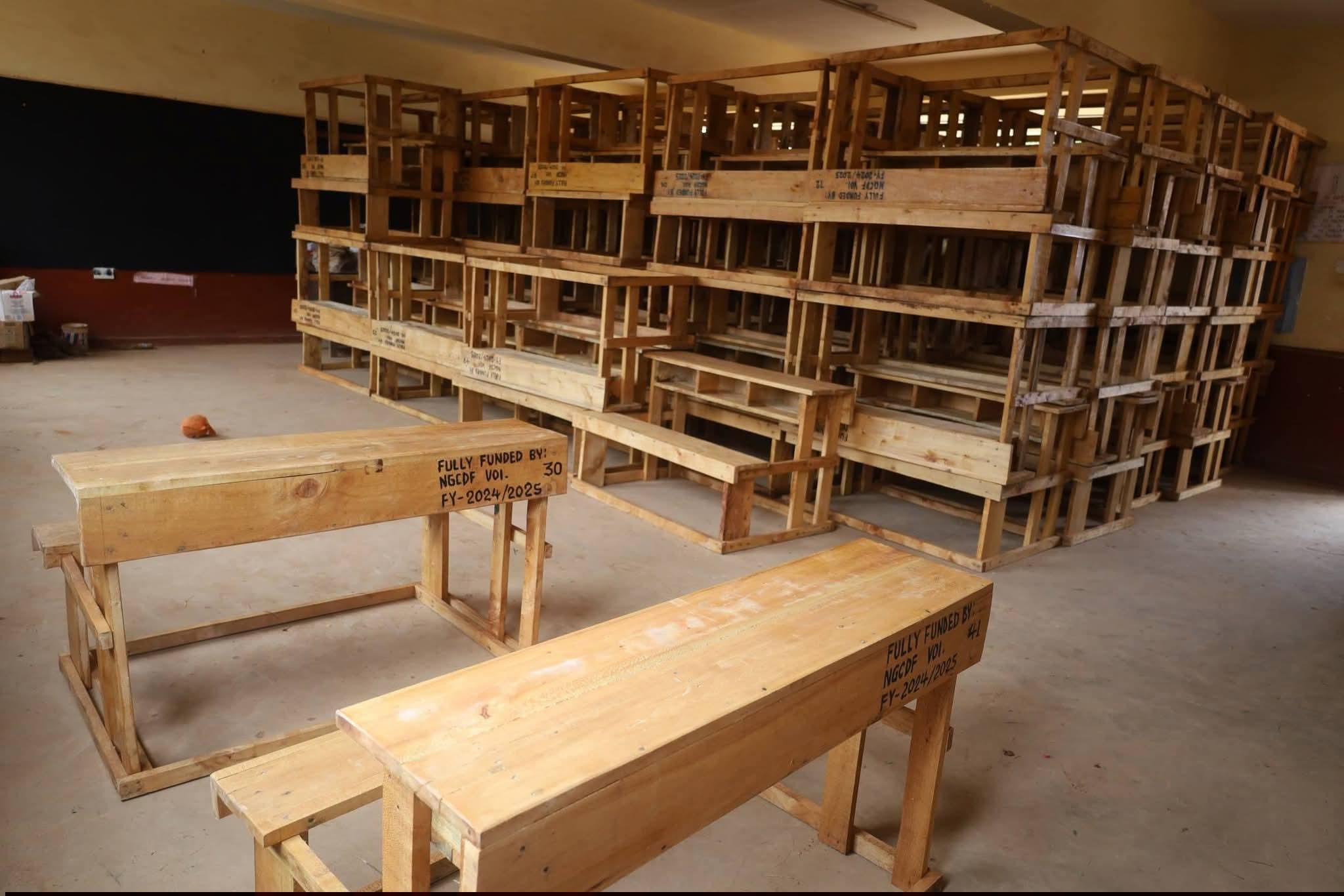 Construction of classroom and provision of desks gallery 1