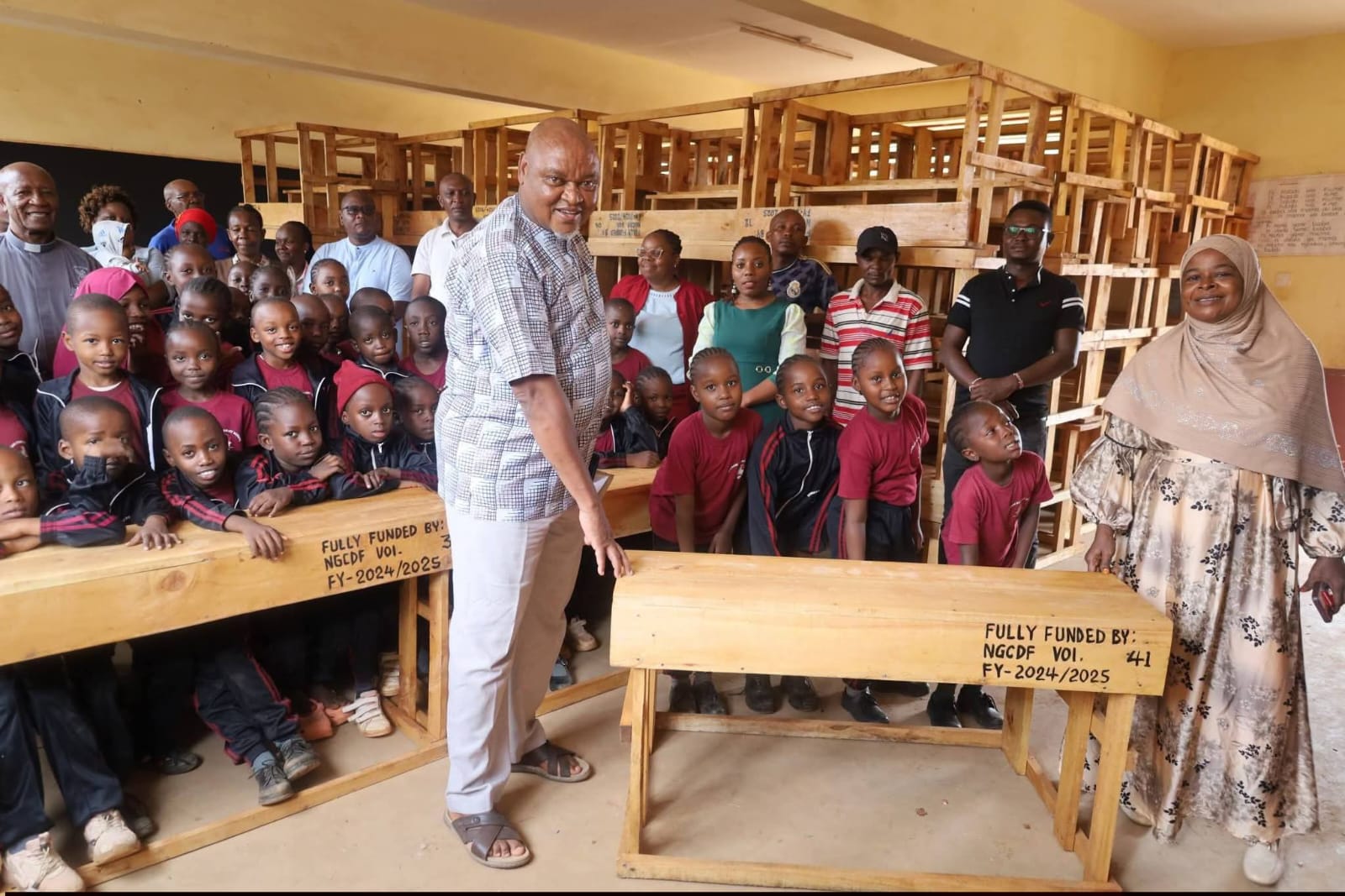 Construction of classroom and provision of desks gallery 2